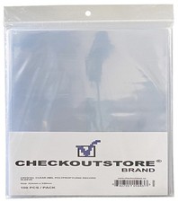 COS Crystal Clear Plastic OPP for 12" Vinyl 33 RPM Records Outer Sleeves 