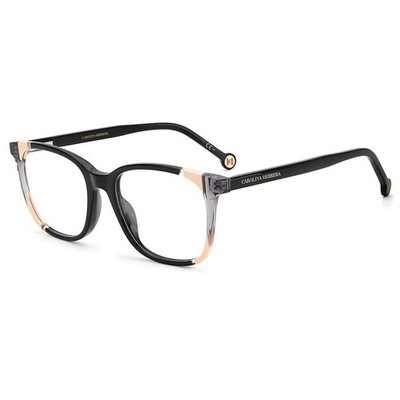 Carolina Herrera Women's Square 52mm Eyeglasses Frames Black Nude CH0065-KDX