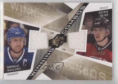 2008-09 SPx Winning Combos Spectrum 96/99 Markus Naslund Patrik Elias #WC-NE 2d8