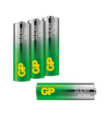 GP GPSUP15A763C4 4 Batterien SUPER Mignon AA 1,5 V Elektroinst., Batterien, Leuc