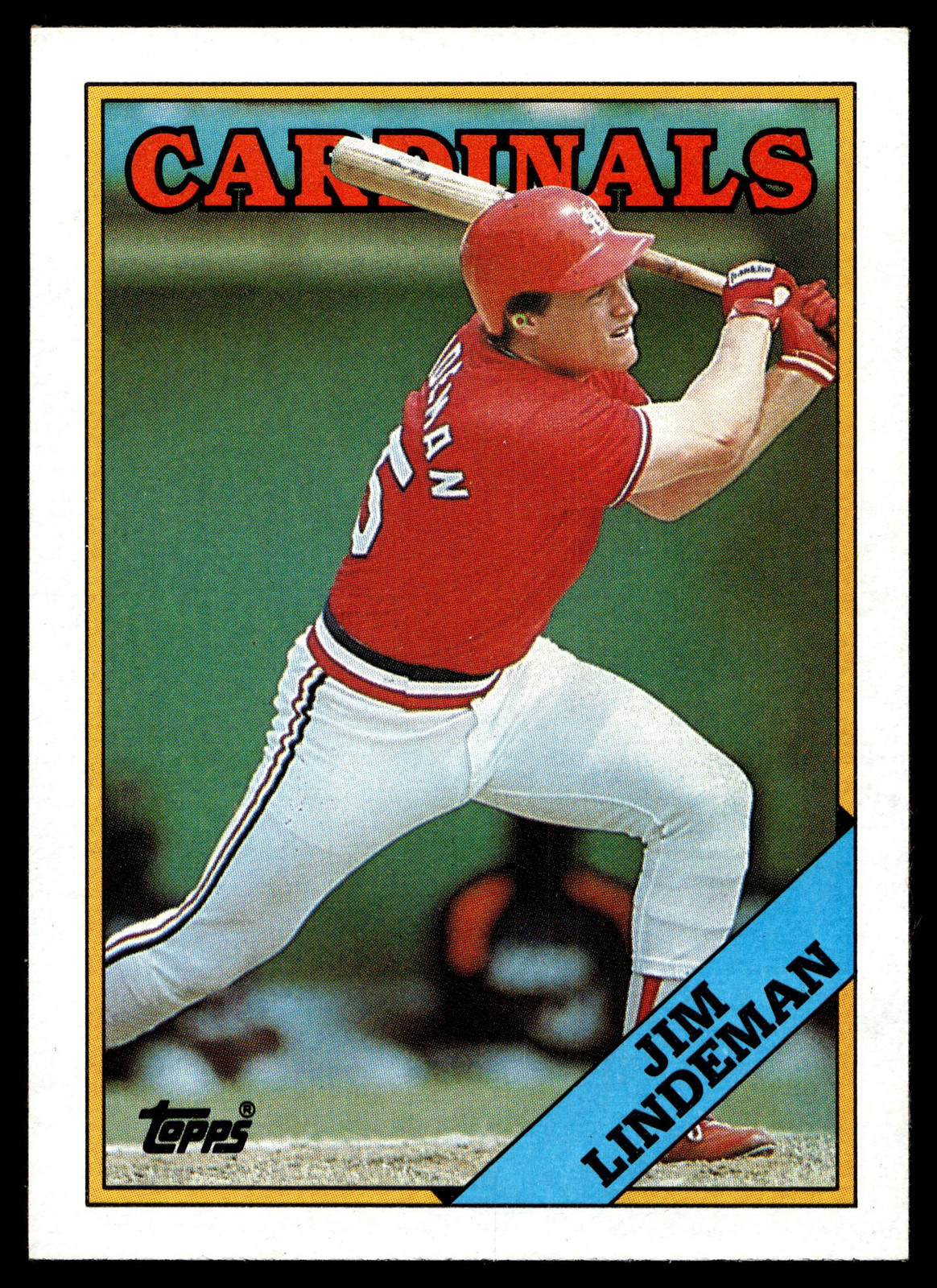 1988 Topps #562 Jim Lindeman EX