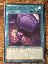 Foolish Burial Goods MAGO-EN054 Gold Rare 1st Edition YuGiOh Maximum Gold
