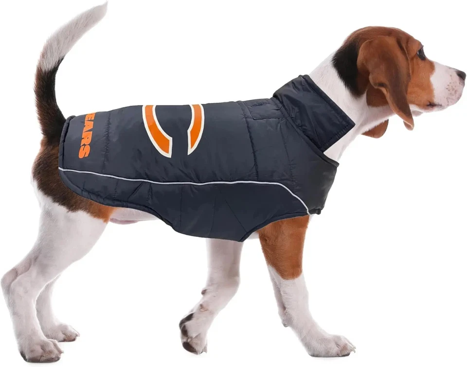 Official NFL Dog & Cat Puffer Vest (All Teams) – Waterproof & Warm Winter - Image 3 of 4
