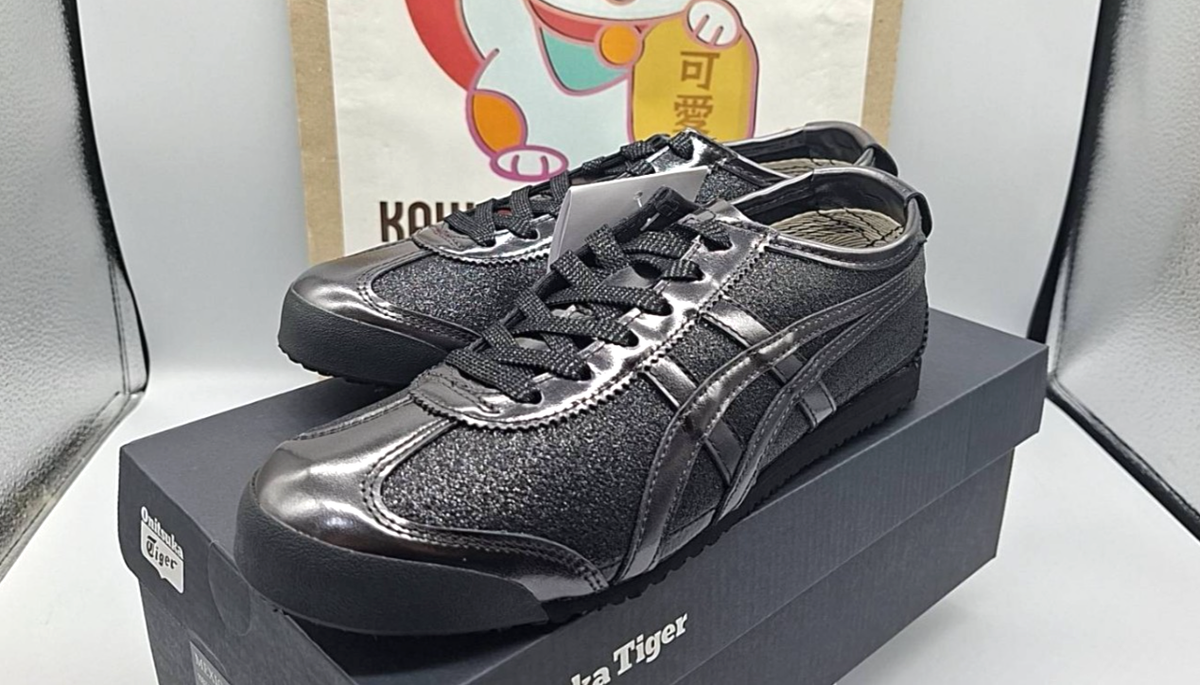 Onitsuka Tiger MEXICO 66 BLACK / GUNMETAL 1183C480 001 Glitter