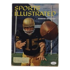 Bob Schloredt Signed 1960 Sports Illustrated Magazine (JSA)