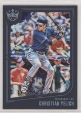 2019 Panini Diamond Kings Short Print Blue Framed Christian Yelich #138 2t9