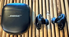Bose QuietComfort Ultra Noise Cancelling Earbuds Black barely used 