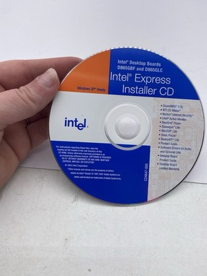 Intel Express Installer Driver and Utilities CD SW D865GBF D865GLC