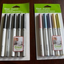 Cricut Explore Multi Pen Set, Black AND Multi Metallic Pen Set; Brand New