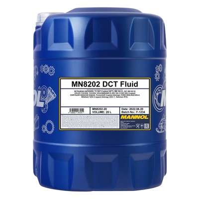20 (1x20) Liter MANNOL DCT Schaltgetriebeöl für VW G 052182/ G 052529