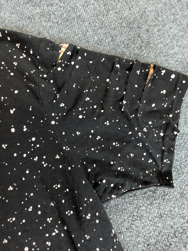 Рубашка мужская Rocawear 2XL черная с большим логотипом с разрезными рукавами вырез лодочкой XXL - Изображение 3 из 4