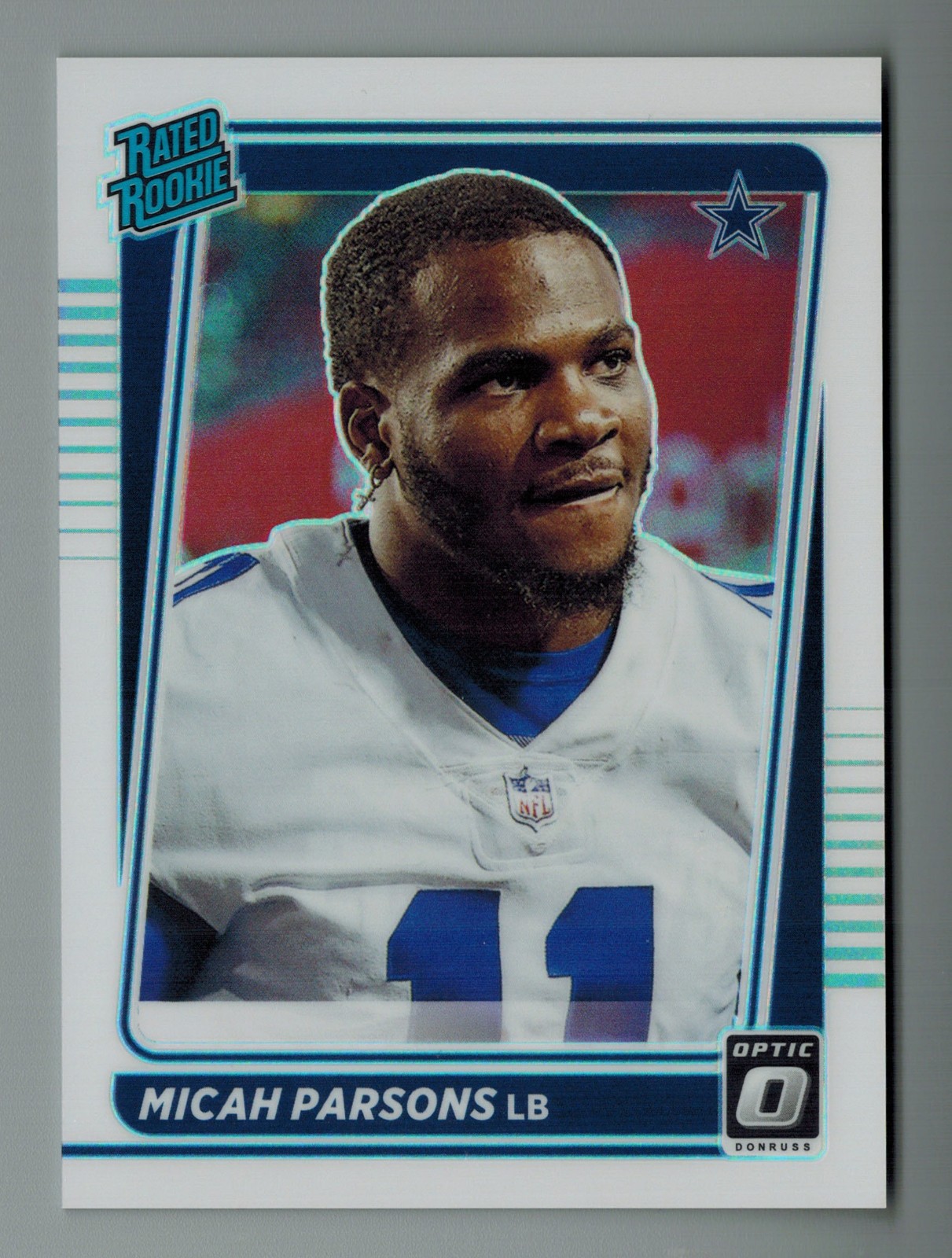 Micah Parsons 2021 Panini Donruss Optic Holo Prizm Variation 245 RC Rookie