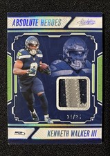 2024 Panini Absolute - Absolute Heroes Platinum (MEM) Kenneth Walker III /25