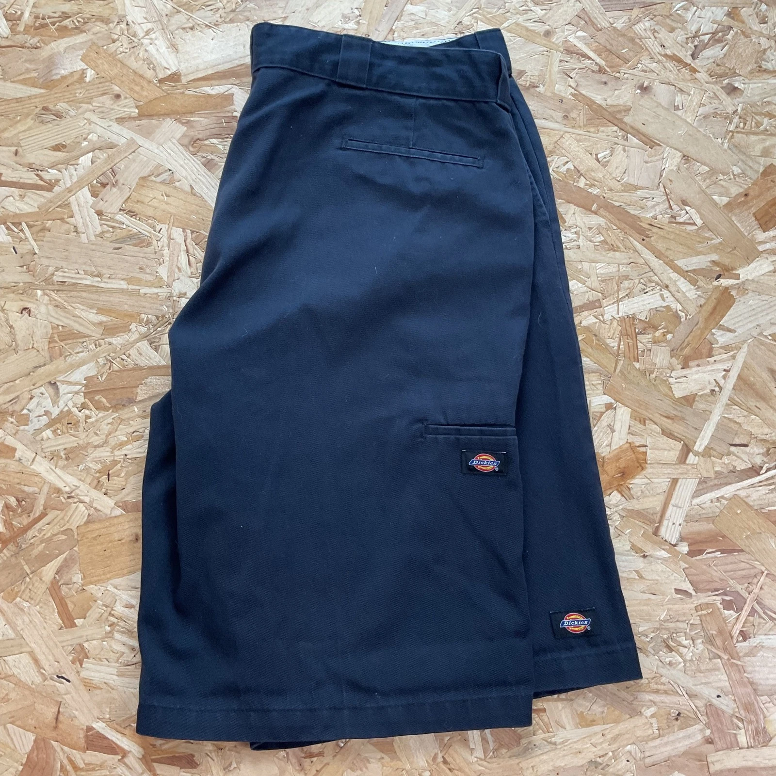 Vintage Dickies Black Chino Shorts Baggy Skater Cotton W42
