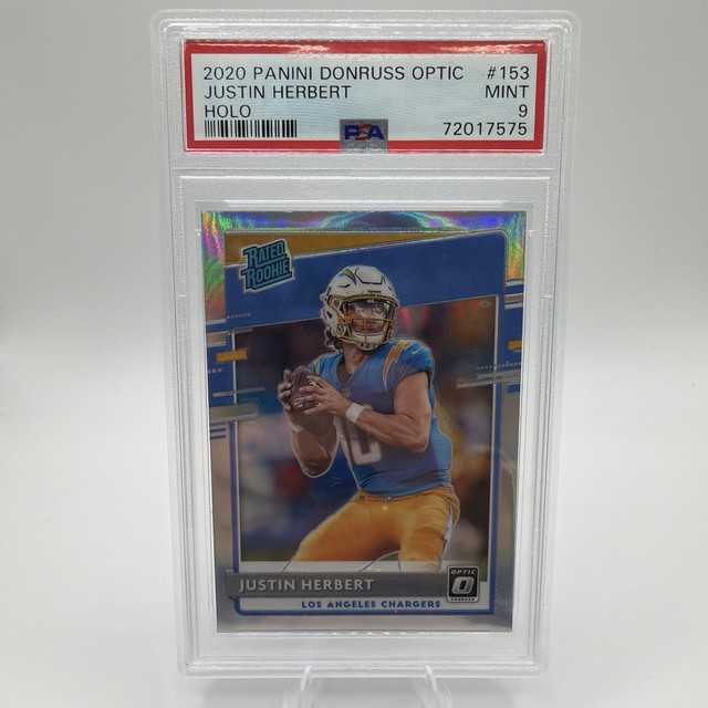 Justin Herbert 2020 Panini Donruss Optic Rated Rookie Holo