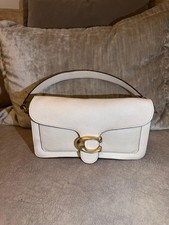 Coach Tabby 26 Crossbody Shoulder Bag Ivory Brass Leather