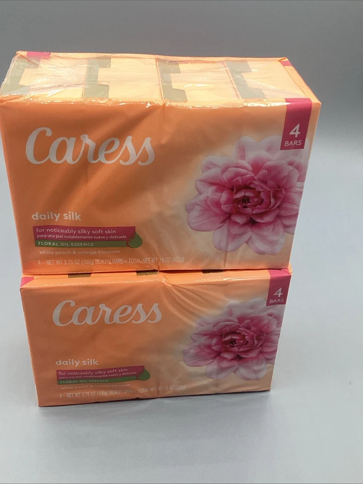 2 упаковки/8 батончиков ласка ежедневный шелковый батончик мыло цветочное масло эссенция (оригинальная формула) - Изображение 4 из 4