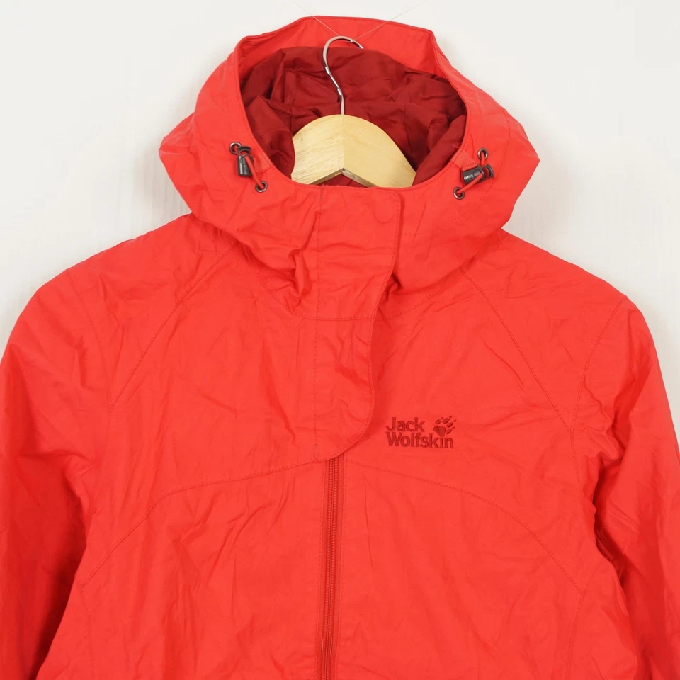 Chaqueta para mujer JACK WOLFSKIN talla S roja de malla forrada con capucha de poliamida Foto 4 de 4
