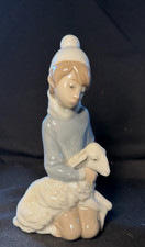 LLADRO Figurine: Shepherd Boy with Lamb. In Original Box, Mint State Figurine