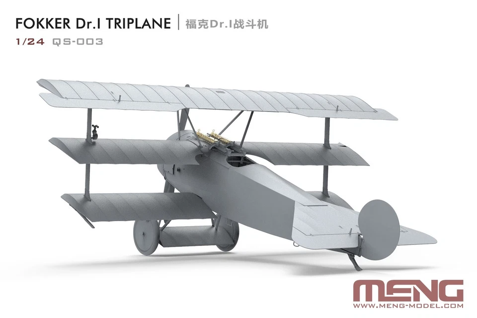 Fokker Dr I Triplano Barone rosso  1-32 QS002 kit aereo guerra mondiale - Immagine 3 di 4