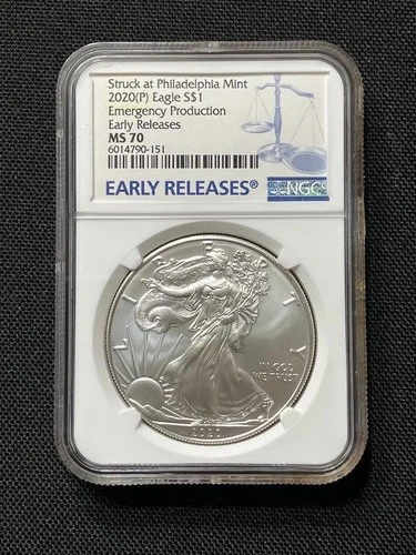 Photo of a 2020 American Silver Eagle from an eBay listing that sold on Jul 21, 2026