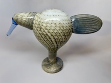 Rare Oiva Toikka Male Stork Iittala Art Glass Bird Seldom Seen