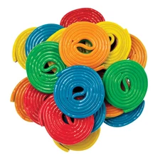 Premium Two Faced Licorice Wheels – Twisted Dual Licorice Rolls, Chewy Candy