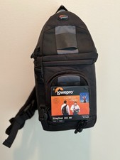 New Lowepro Slingshot 100AW Camera Bag DSLR All Weather Cover Black