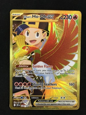 Pokemon TCG SV10: Destined Rivals #239/182 Ethan's Ho-Oh EX NM | eBay