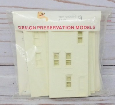 DPM Design Preservation Models 110, Townhouse #2 Structure Model Kit, HO Scale