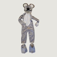 HalloweenCostumes.com Toddler 2T Koala Bear Plush Costume Jumpsuit with Booties