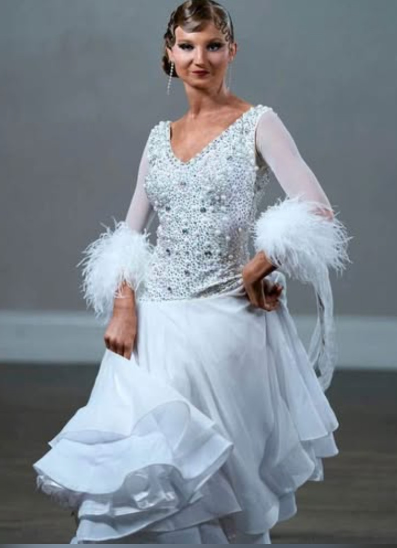 White Ballroom Dress