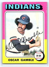 1975 Topps Oscar Gamble [Base] Base Set #213 EX Cond. (107)