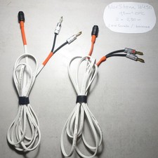 Cables enceintes montés NorStone 1,5 mm² + DIN 2-PIN Femelle + banana 2x2,5m B&O