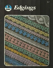 USED EDGINGS 43 DESIGNS DMC HOME DECOR CROCHET PATTERN BOOK