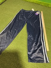 Vintage 90s Y2K Holloway LADIES Windbreaker Track Pants Size XL Dark Blue/White