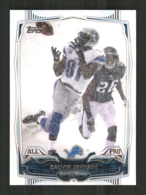 2014 Topps #201 Calvin Johnson Detroit Lions 42913