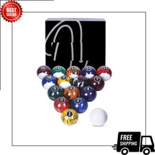 Billiard Balls Set Pool Table Balls Marble-Swirl  Classic Style 16 Ball Set