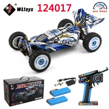 WLtoys 124017 V8 Brushless RC Car, Max 75KM/H, 1:12 Off-Road Racing Buggy Car US