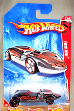 2010 Hot Wheels #212 Race World-Volcano 4/4 TWIN MILL Black w/Black Pr5 Spokes