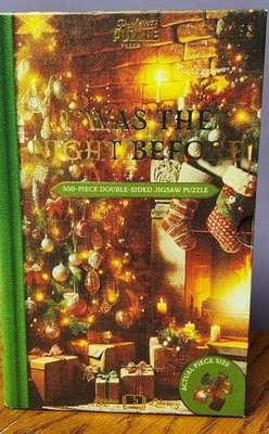 Professor Puzzle T'was the Night Before 500 Piece Double Sided Jigsaw Puzzle