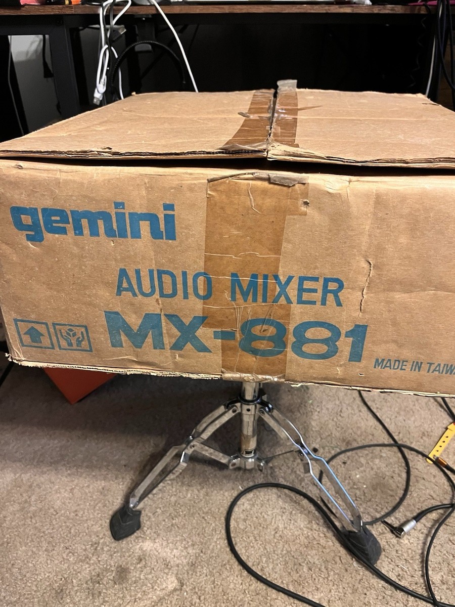 Gemini DJ Mixer MX-881 8 Channel Audio Mixer Unpowered | eBay