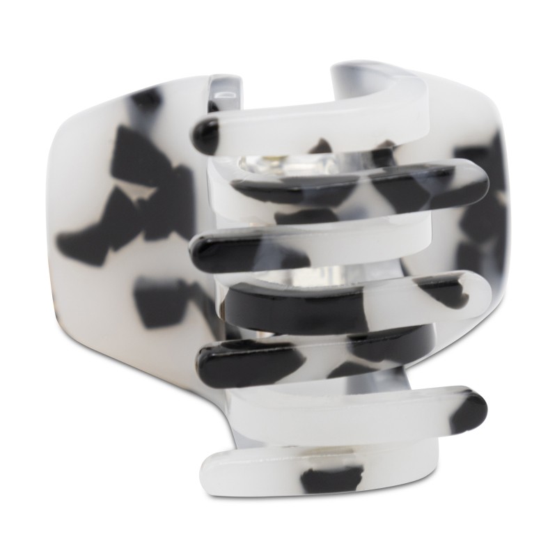 Ronald Hair Grip Small Size Black White Hair Clip Accessory