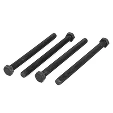 M12 x 150mm Grade 8.8 Fully Thread Hexagon Head Hex Cap Screw Bolt Stud 4pcs