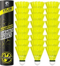 Badminton Shuttlecocks Nylon Durable Stable Birdies for Indoor Outdoor