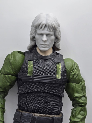 3d Print BEASTMASTER SINGER HEAD 1:10 7'' Select DC Multiverse Compatible