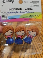 3 NEW DISNEY ANNA FROZEN  DRESS IT UP CHARACTER SHANK STYLE FREE SHIPPING 