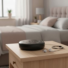 PC332B Black Portable CD Player with FM Radio  Anti-Skip Earbuds - Travel Ready