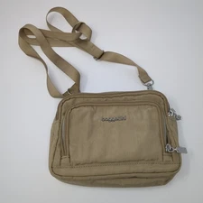 Bagggallini Trifecta 8”x6” RFID Crossbody Wallet, Belt Bag - Moonrock