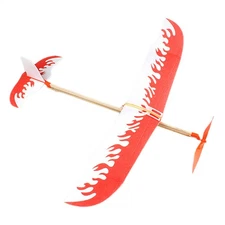 3pcs Rubber Band Elastic Powered Aircraft Glider Flying Plane Airplane DIY Kit